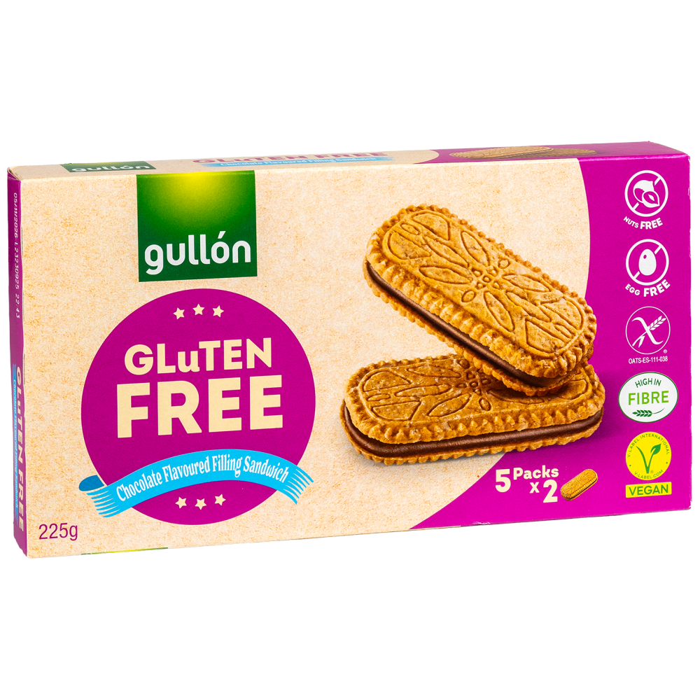 Gullon Sandwich Μπισκότα Χωρίς Γλουτένη 225gr