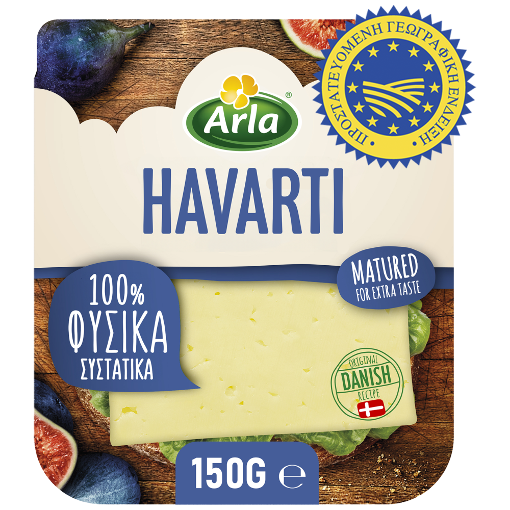 Arla Havarti Tυρί Ωρίμανσης Φέτες 150gr