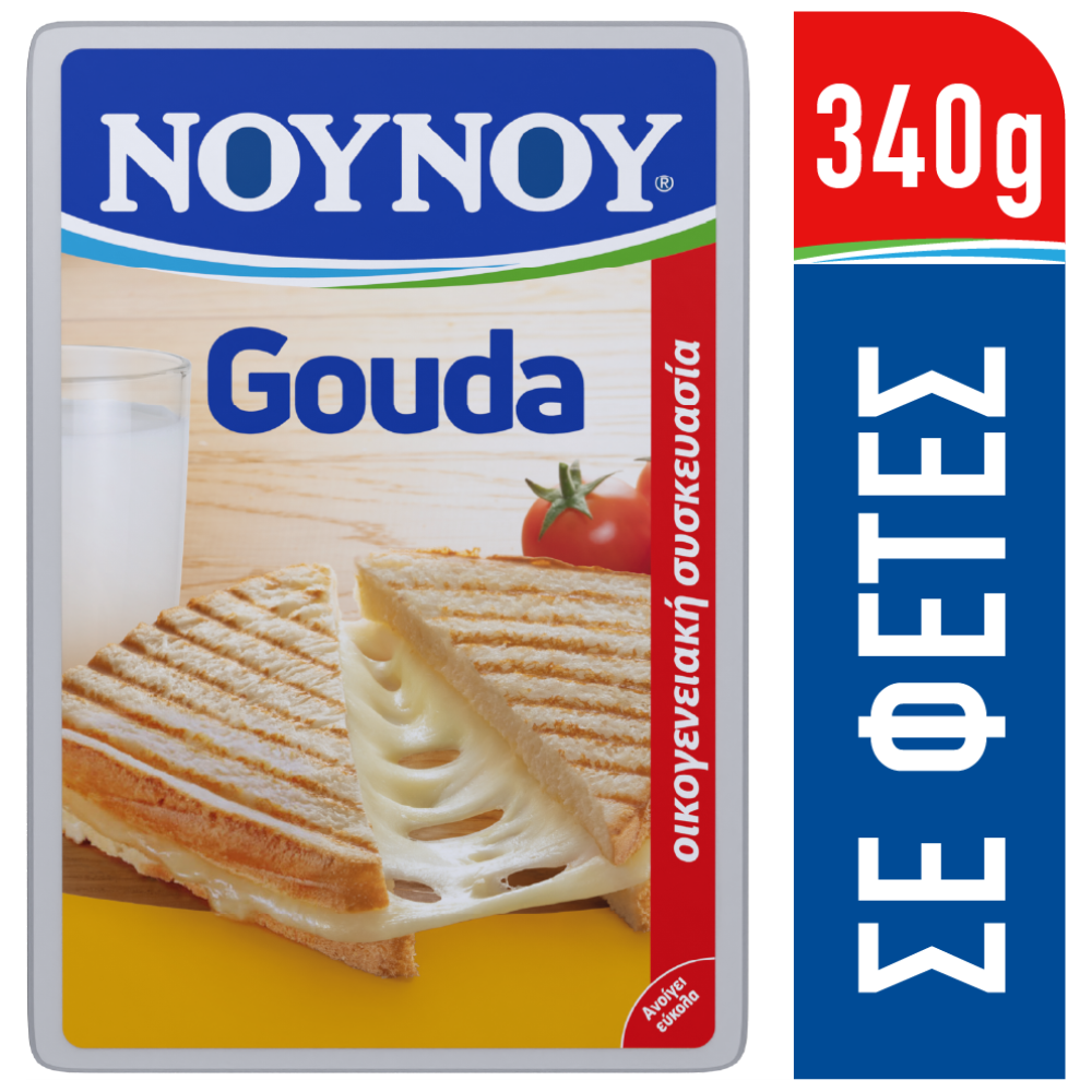 ΝΟΥΝΟΥ Gouda Φέτες 340gr