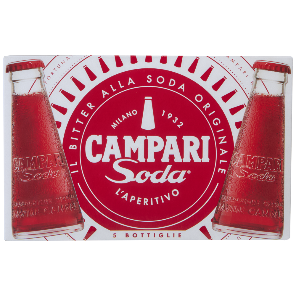 Campari Soda Aperitivo 98ml 5τεμ