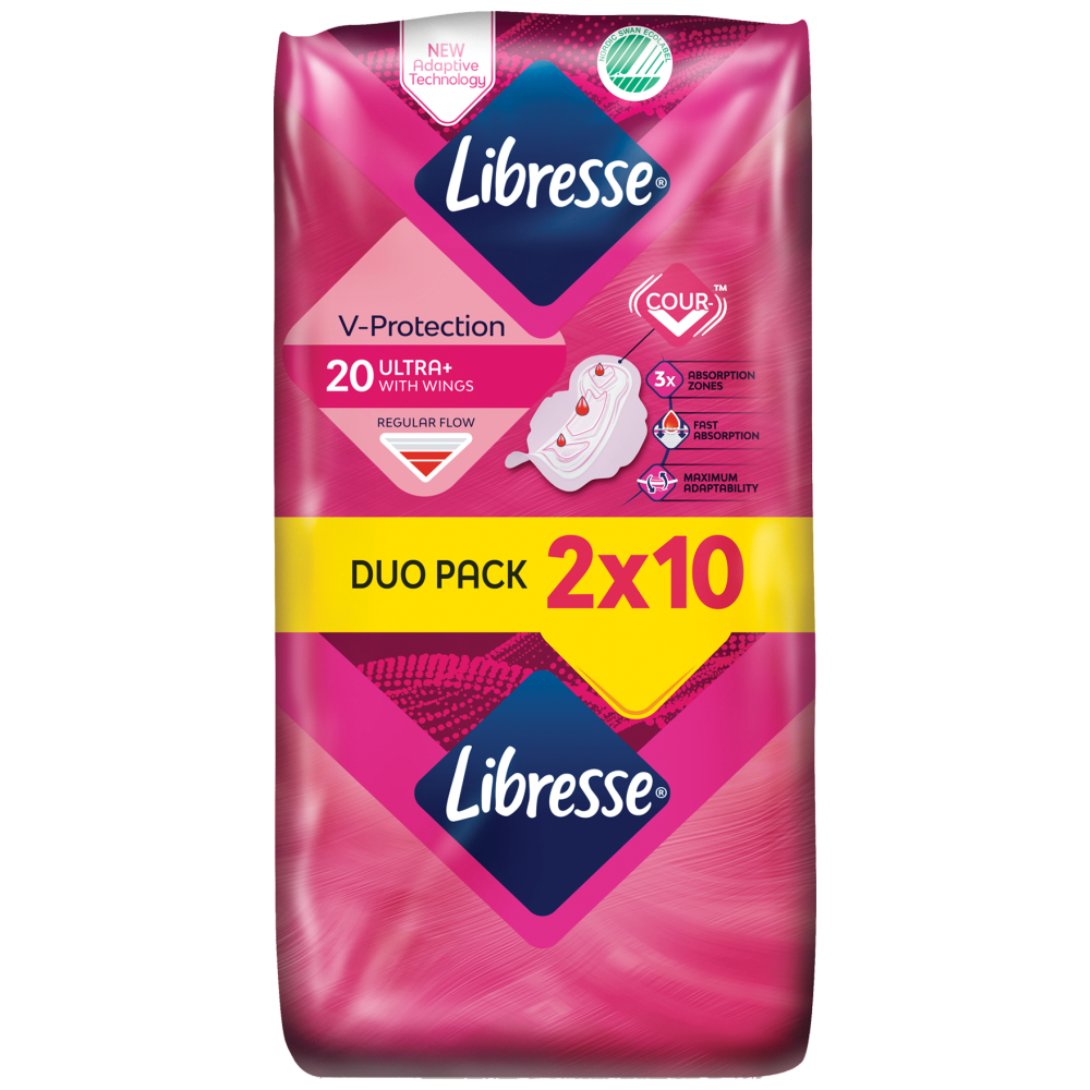 Libresse Σερβιέτες Ultra Regular Duo 20τεμ
