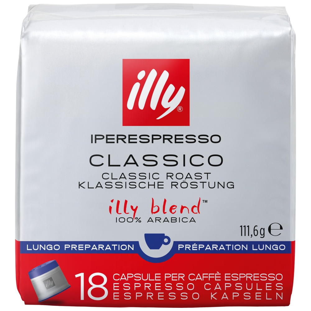 Illy Iperespresso Cube Lungo Κάψουλες 18τεμ (120gr)