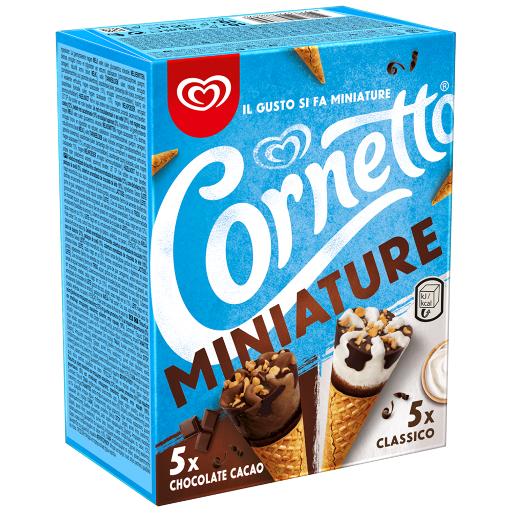 Algida Παγωτό Cornetto Vanilla - Choco MP 280ml 190gr