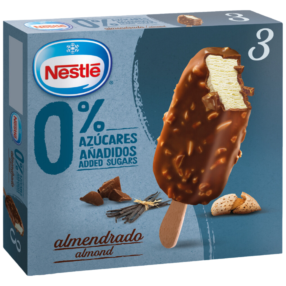 Nestle 0% Sticks Vanilla Almond 162gr 3x90ml