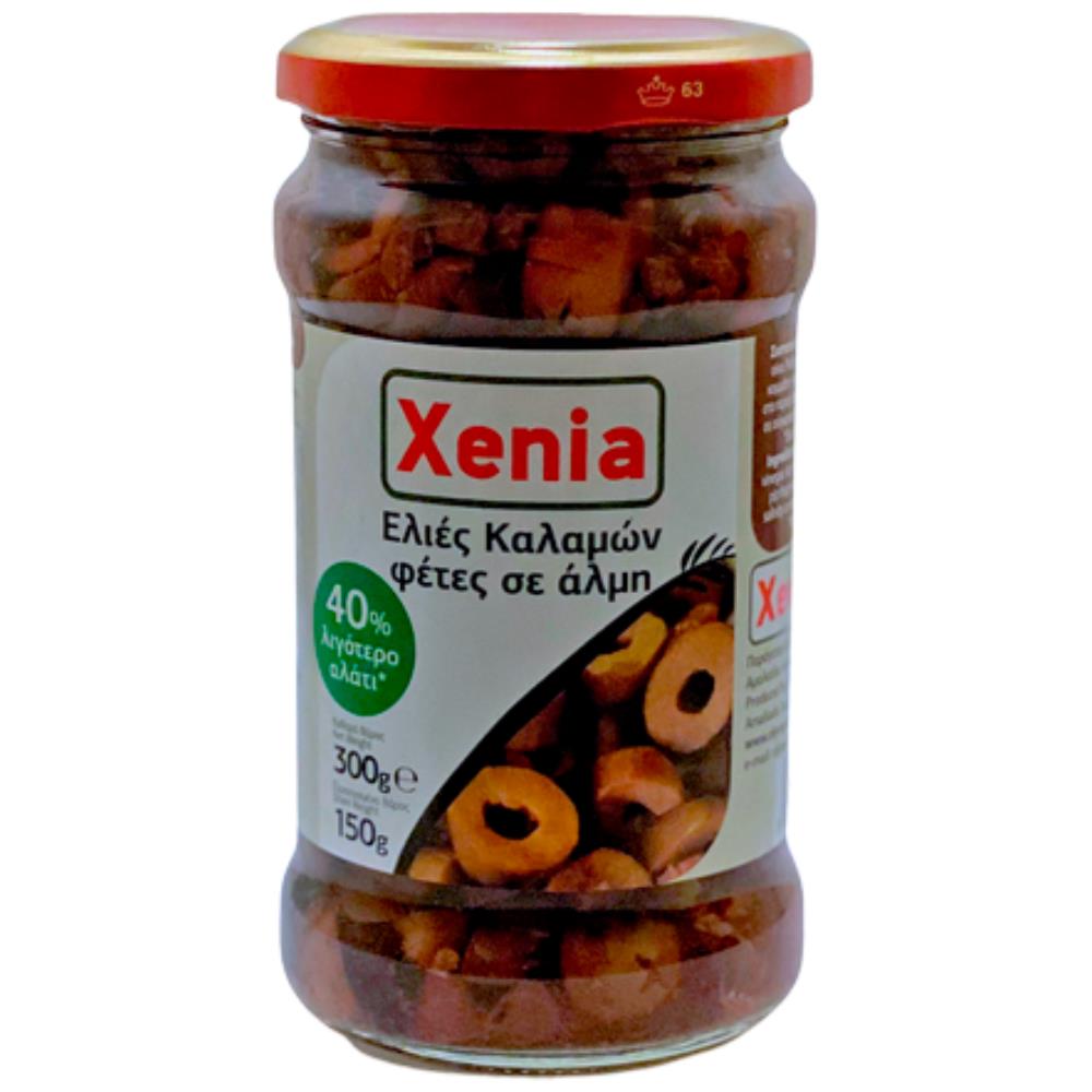Xenia Ελιές Καλαμών Σε Φέτες 40% Λιγότερο Αλάτι 300gr