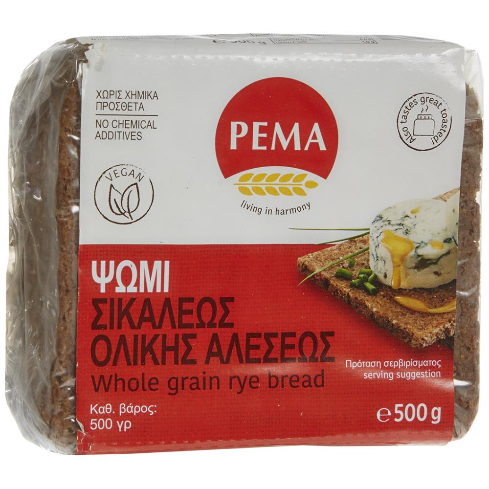 Ρέμα Άρτος Vollkornbrot Σικάλεως Ολικής Άλεσης 500gr
