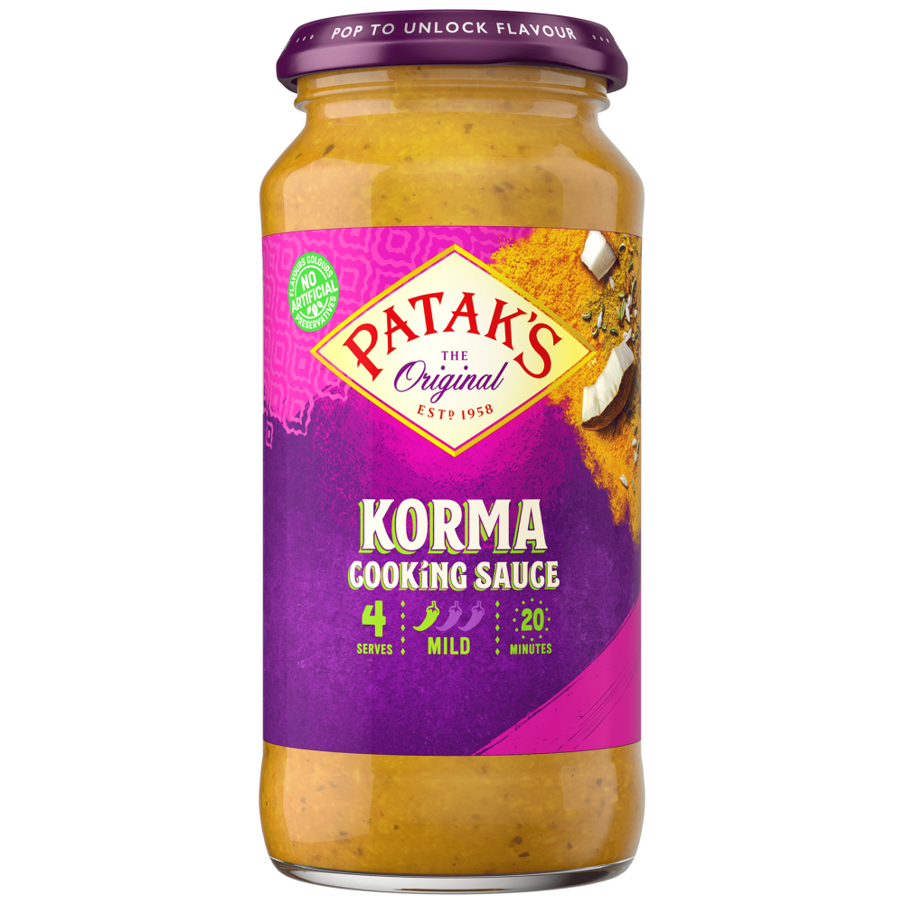 Patak's Σως Καρυ Korma Με Κρέμα Καρύδας 450gr