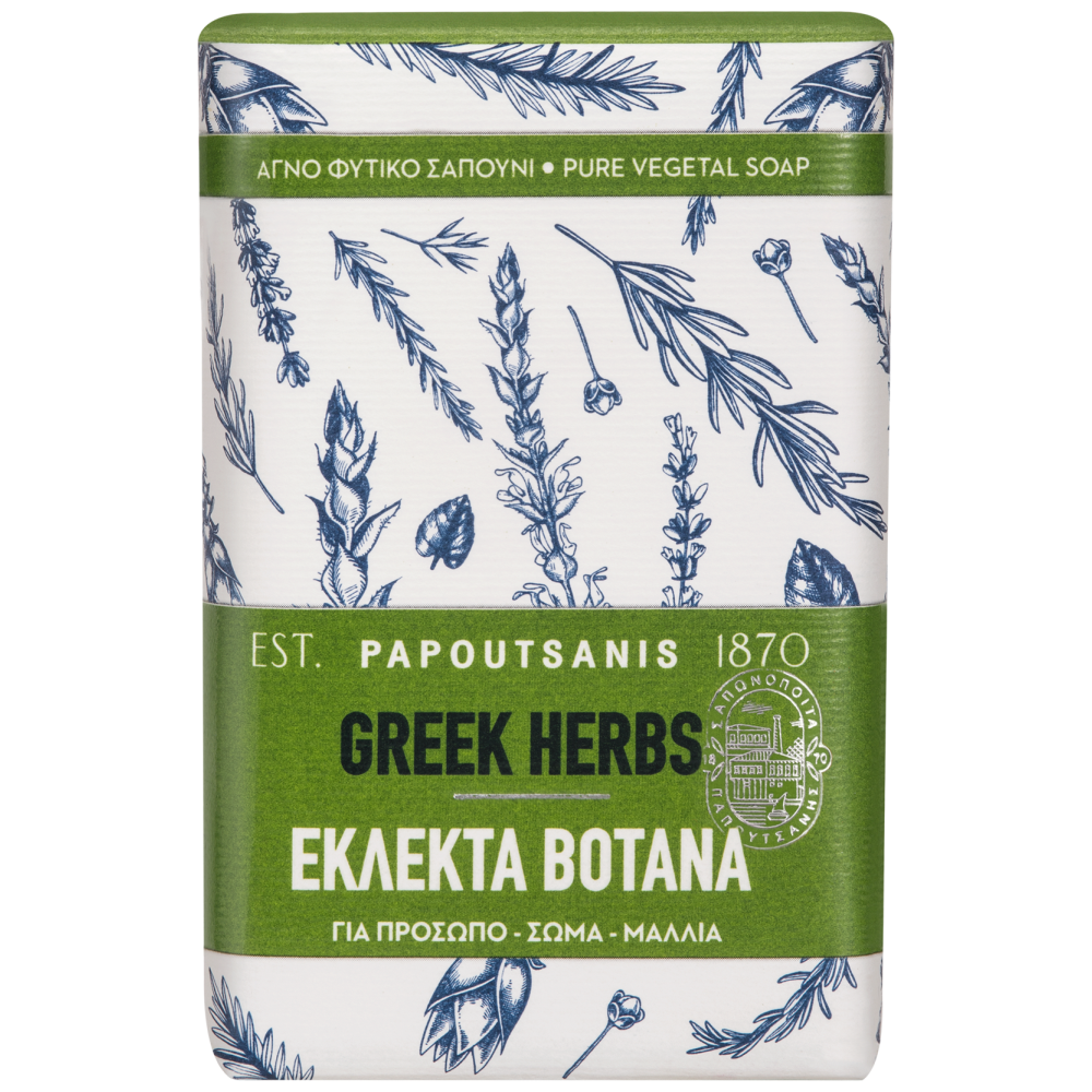 Papoutsanis Αγνό Σαπούνι Εκλεκτά Βότανα 150gr