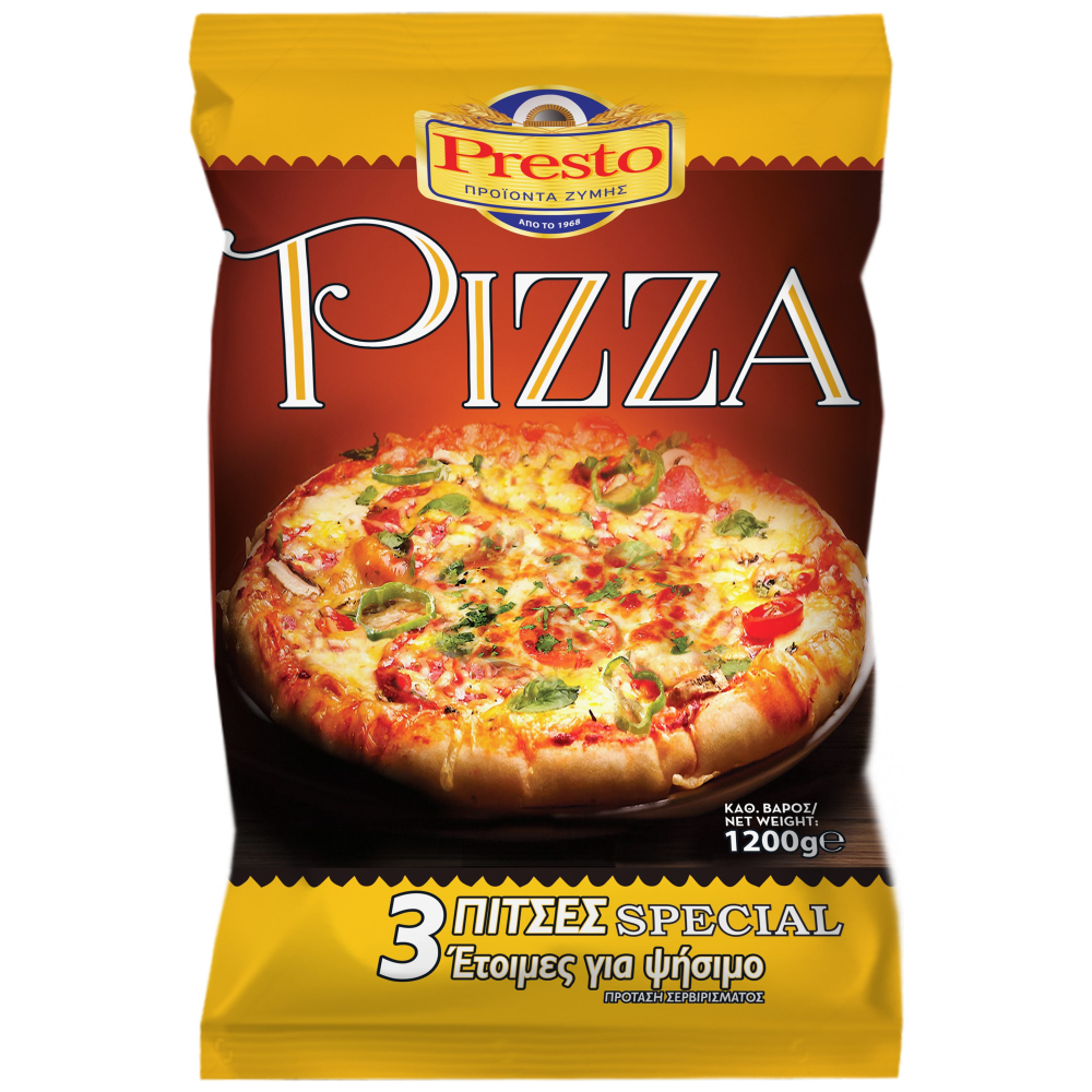 Πίτσα Σπέσιαλ Presto 3τεμ 1200gr