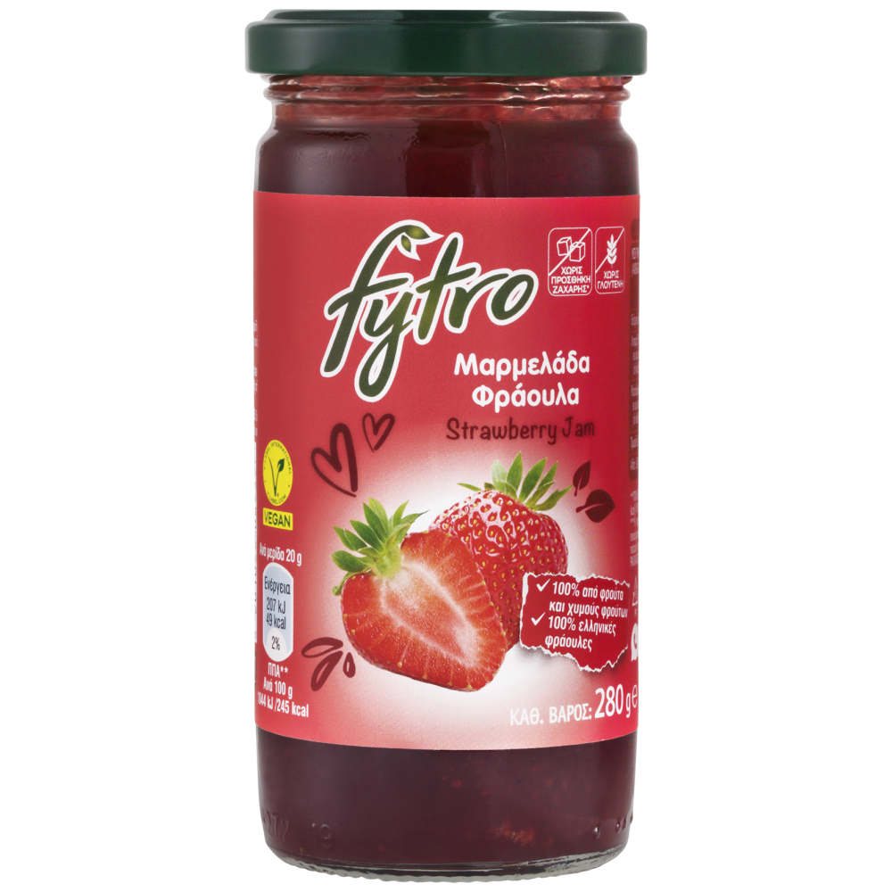 Fytro Μαρμελάδα Φράουλα 280gr