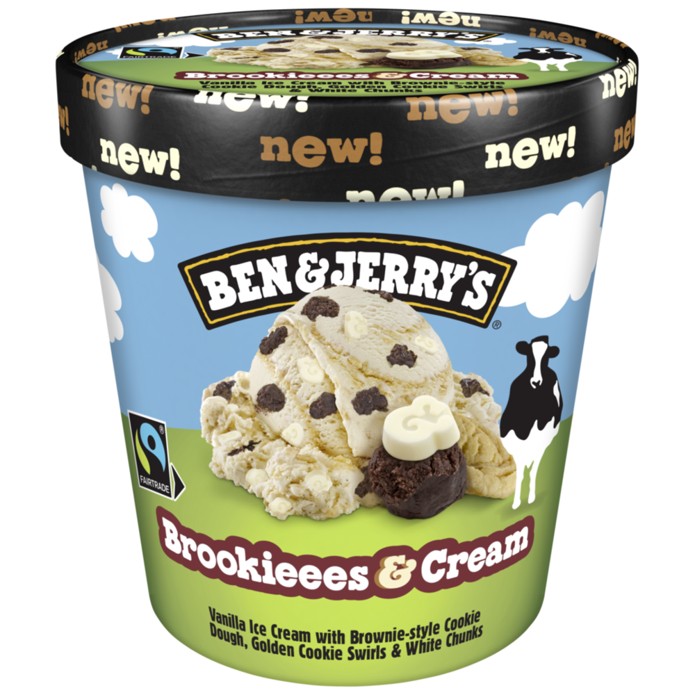 Ben & Jerry's Παγωτό Brookies & Cream 388gr 465ml