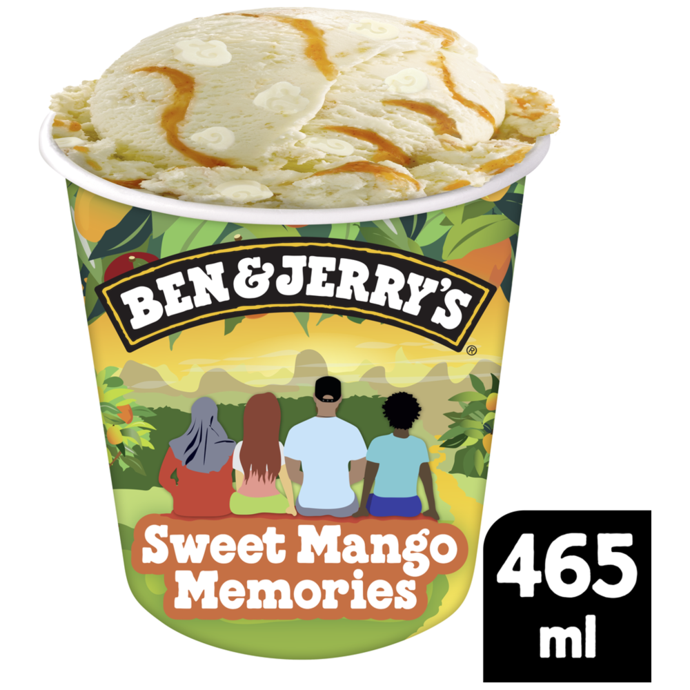 Ben & Jerrys Sweet Mango Memories Παγωτό 413gr 465ml