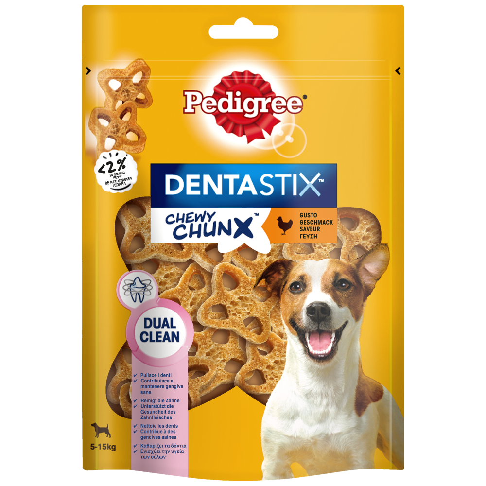 Pedigree Σνακ Σκύλου Κοτόπουλο Chewy Chunx Mini 68gr