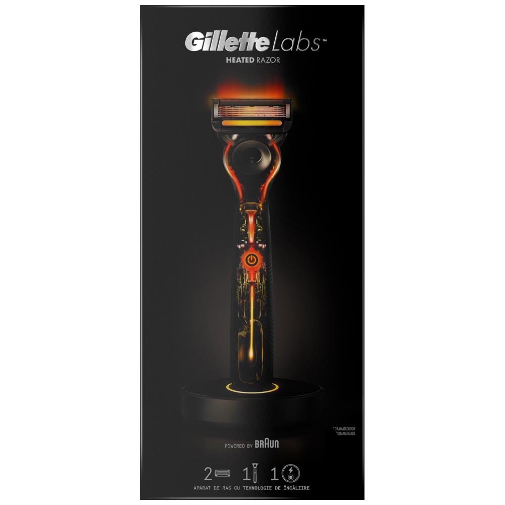 Gillette Labs Heated Razor Επαναφορτιζόμενη Ξυριστική Μηχανή+2 Ανταλλακτικά