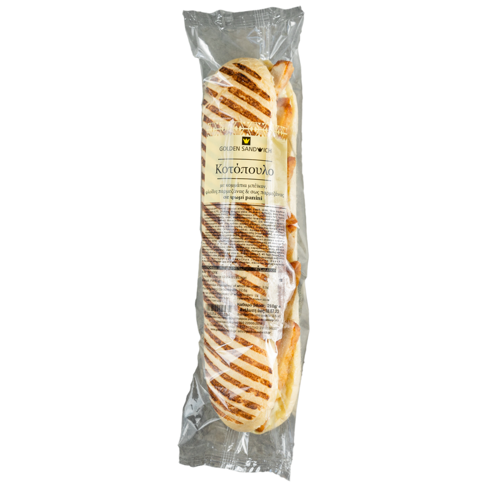 Golden Sandwich Panini Κοτόπουλο 210gr