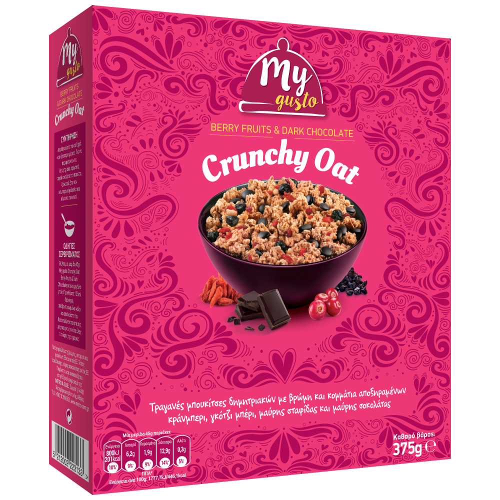My Gusto Crunchy Berry Fruits 375gr