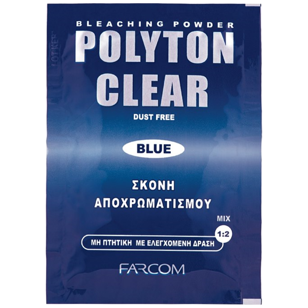 Farcom Polyton Clear Ντεκαπάζ Σκόνη Σε Φακελάκι 15gr