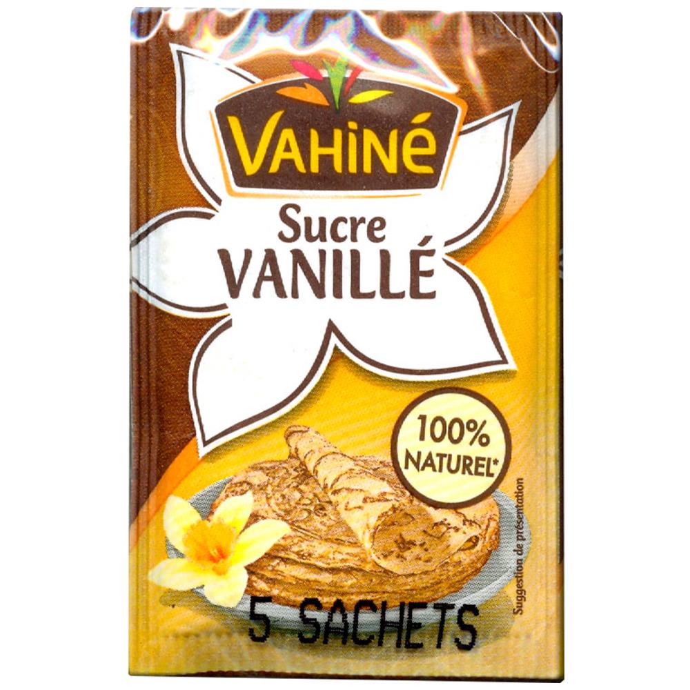 Vahine Ζάχαρη Με Φυσικό Εκχύλισμα Βανίλιας 5x7.5gr