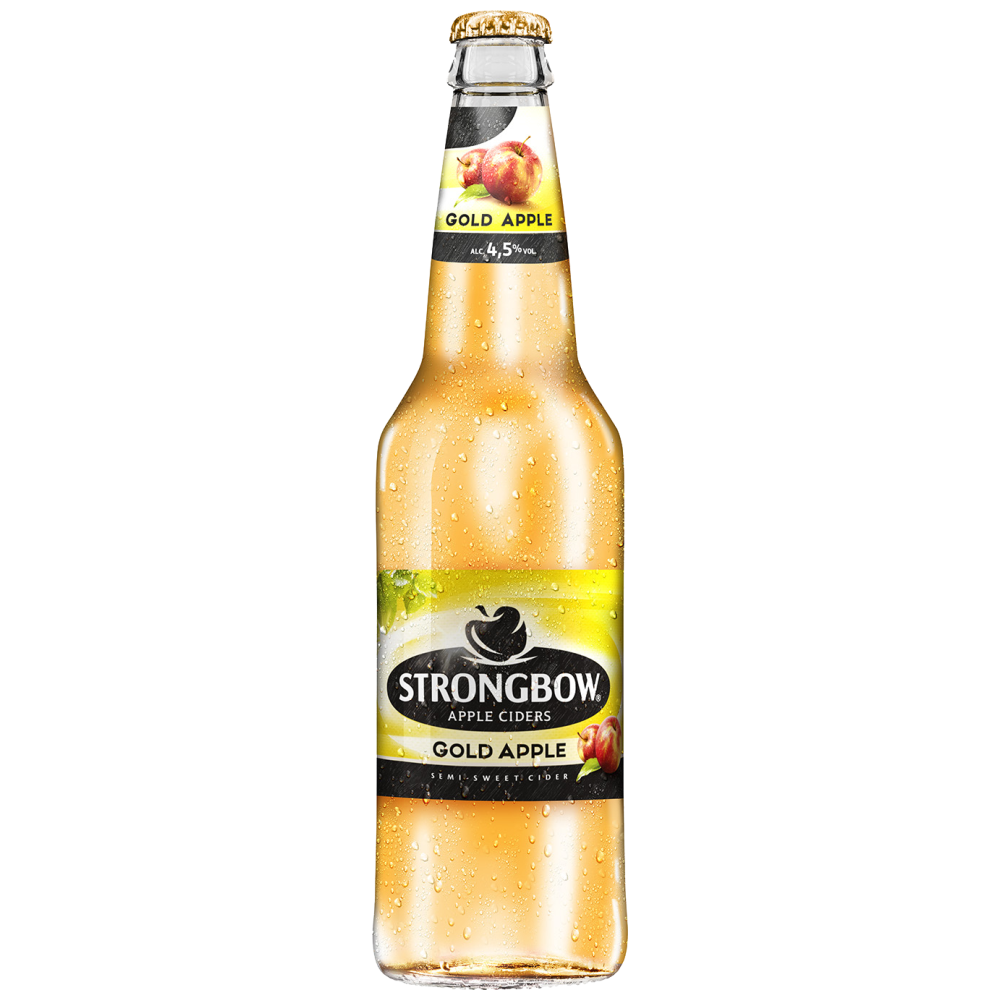 Strongbow Μηλίτης Με Γεύση Gold Apple Φιάλη 330ml