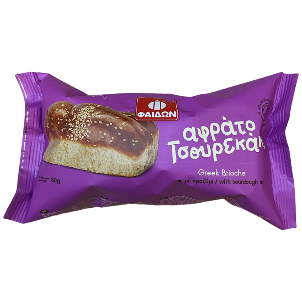Φαίδων Αφράτο Τσουρεκάκι Με Προζύμι 80gr
