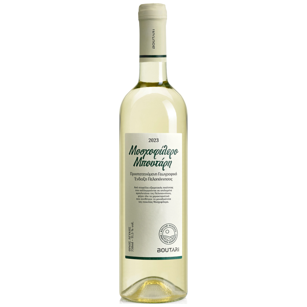 Μοσχοφίλερο Μπουτάρη Λευκός Οίνος 750ml