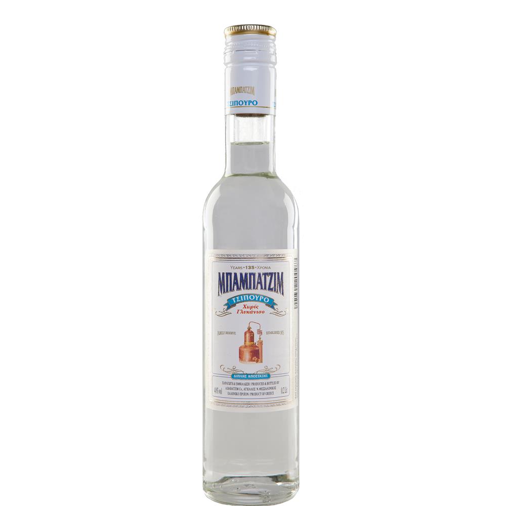 Μπαμπατζίμ Τσίπουρο Χωρίς Γλυκάνισο 200ml