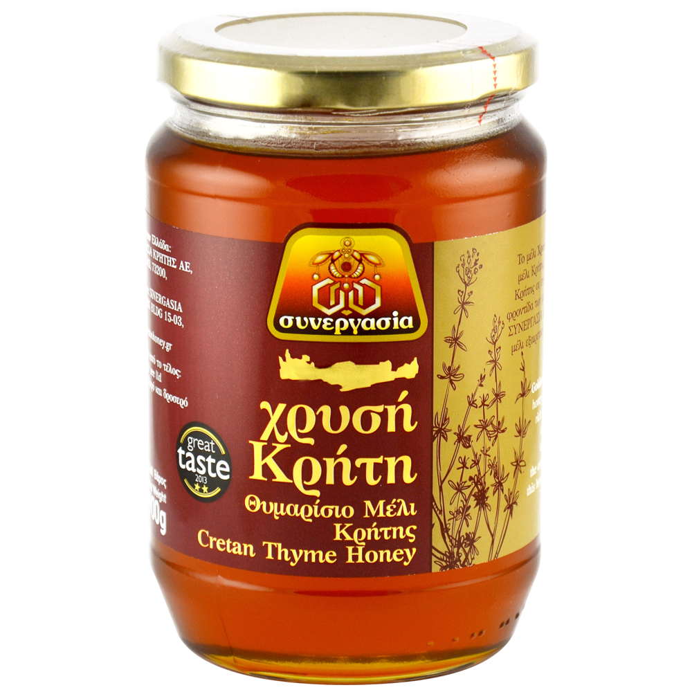 Συνεργασία Χρυσή Κρήτη Θυμαρίσιο Μέλι 900gr