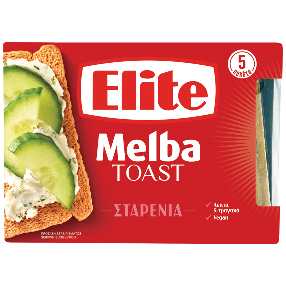 Elite Melba Φρυγανιές Σταρένιες 100gr