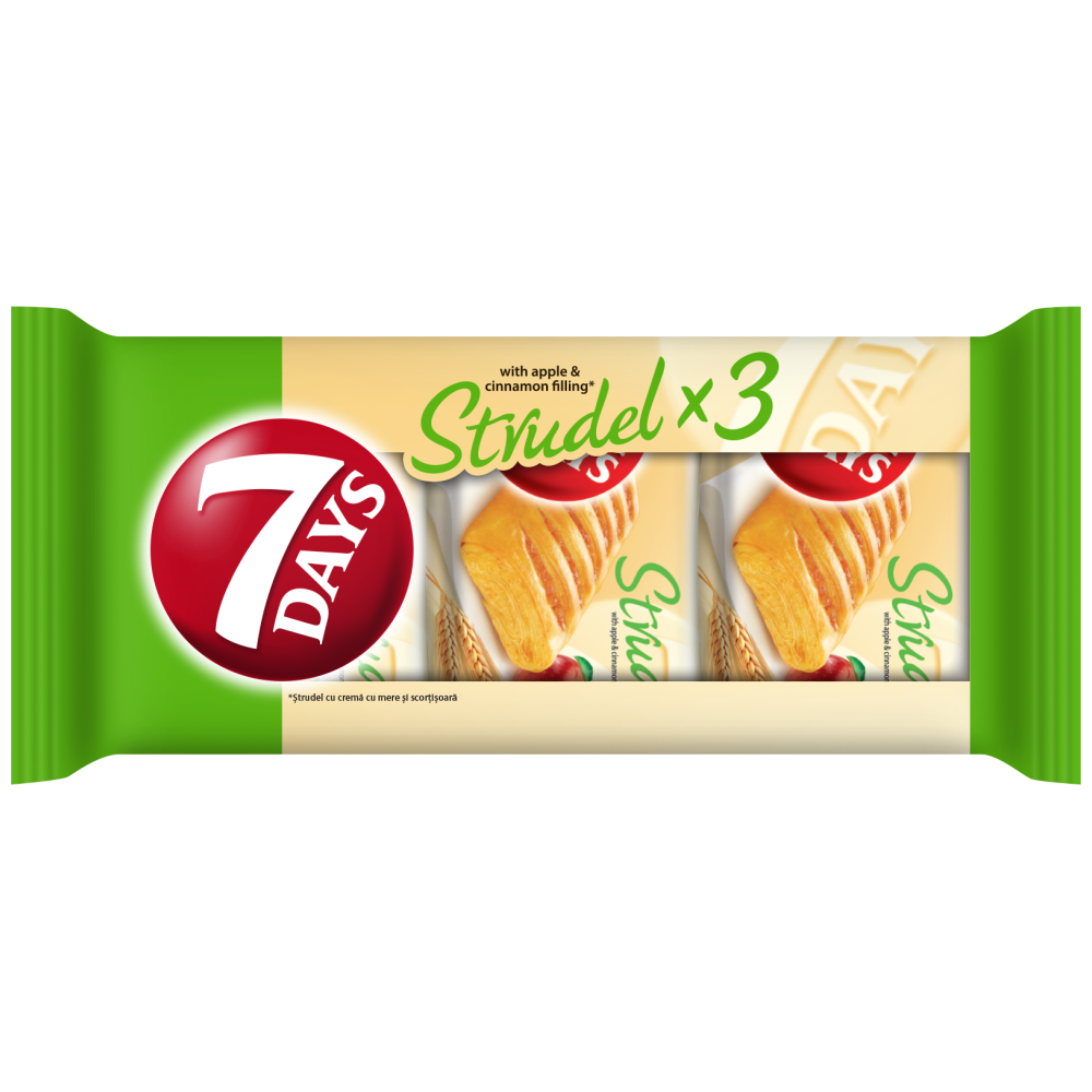 7 Days Strudel Μήλο Κανέλα 80 3τεμ