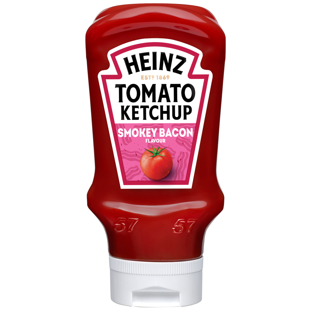 Heinz Κέτσαπ Smokey Bacon Top Down 460gr