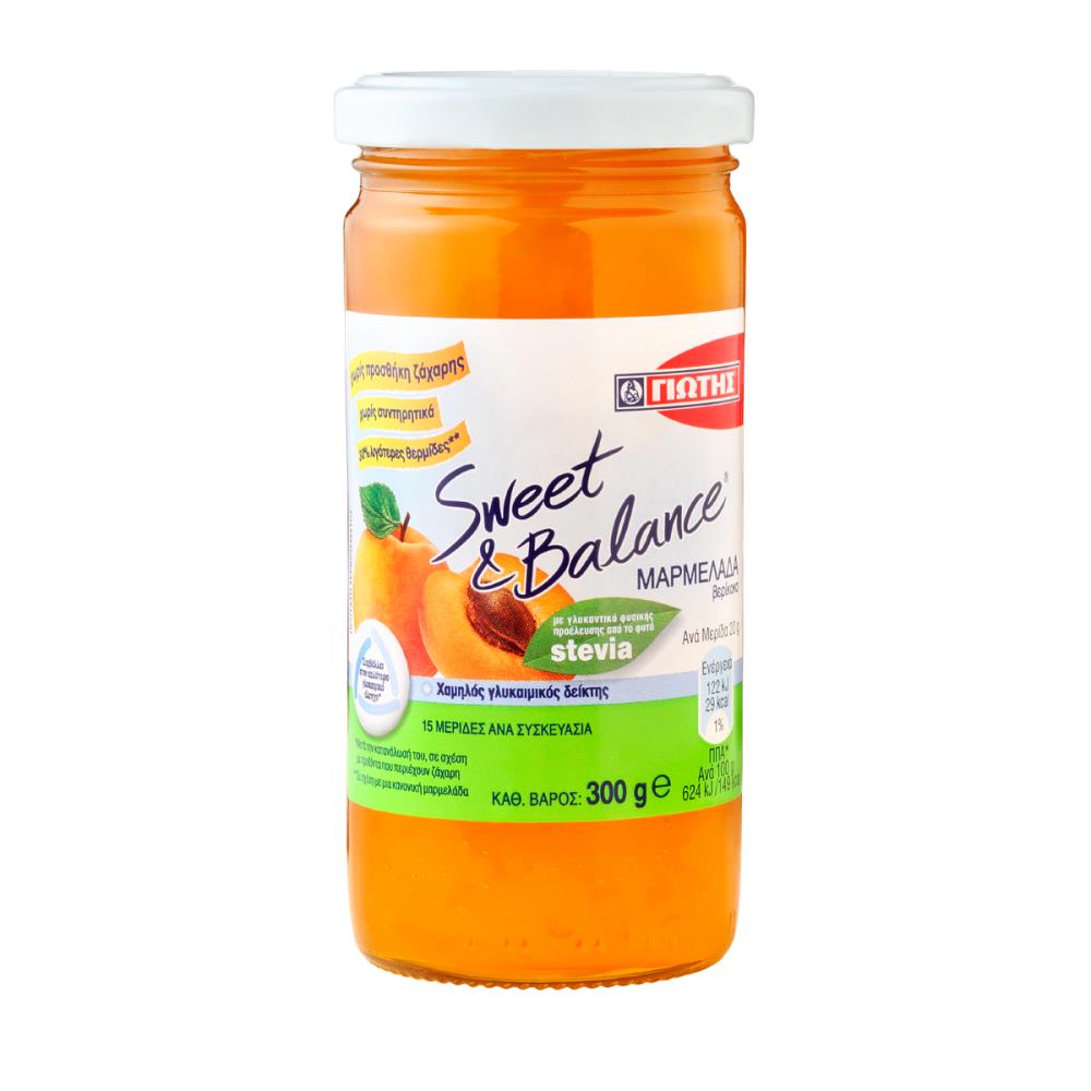 Γιώτης Sweet & Balance Μαρμελάδα Βερίκοκο 300gr