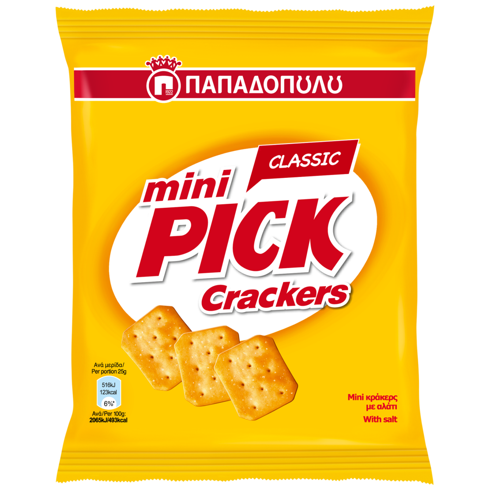 Mini Pick Cracker Κλασσικά 4x70gr