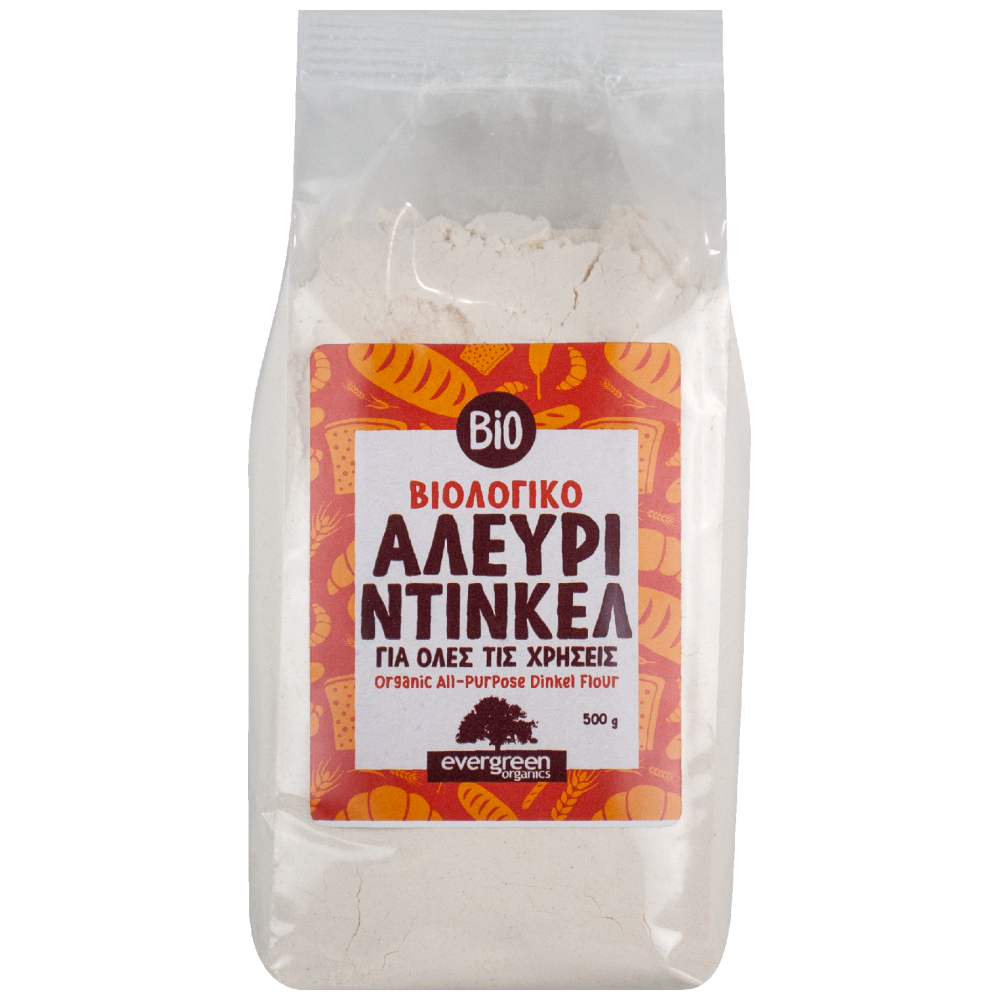 Evergreen Αλεύρι Dinkel Για Όλες Τις Χρήσεις Βio 500g