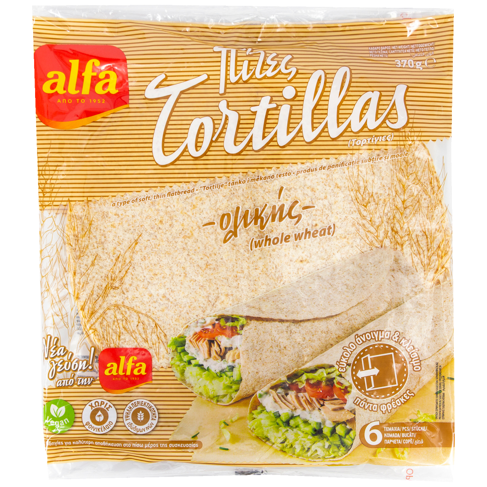 Alfa Τορτίγια Ολικής 25cm 370gr