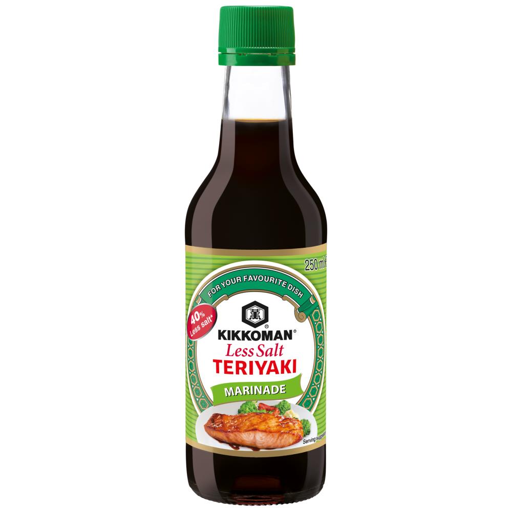 Kikkoman Teriyaki Marinade Less Salt 250ml