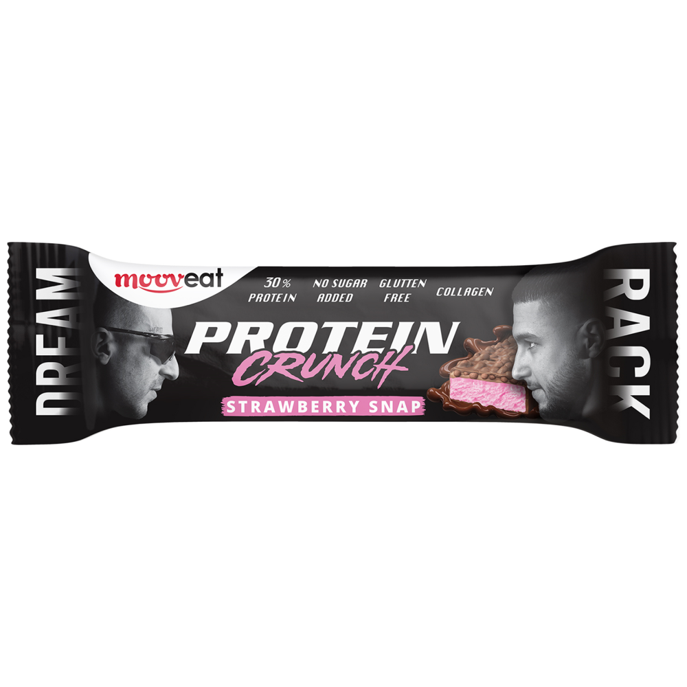 Mooveat Mπάρες Πρωτεΐνης Crunch 30% Strawberry Snap 65gr
