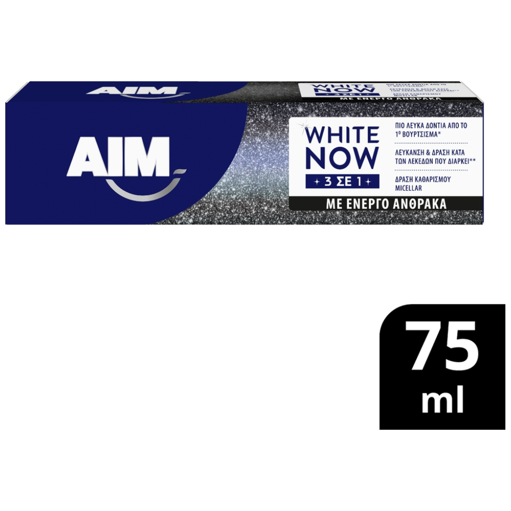 Aim Οδοντόκρεμα White Now 3 In 1 White Boost 75ml