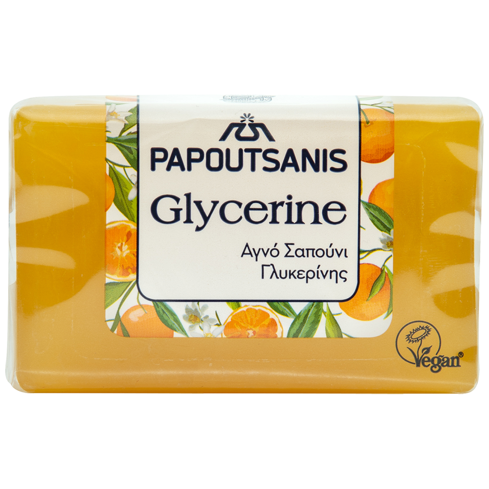 Papoutsanis Σαπούνι Γλυκερίνης Κίτρινο 125gr