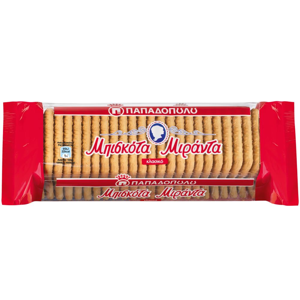 Παπαδοπούλου Μπισκότα Μιράντα 250gr