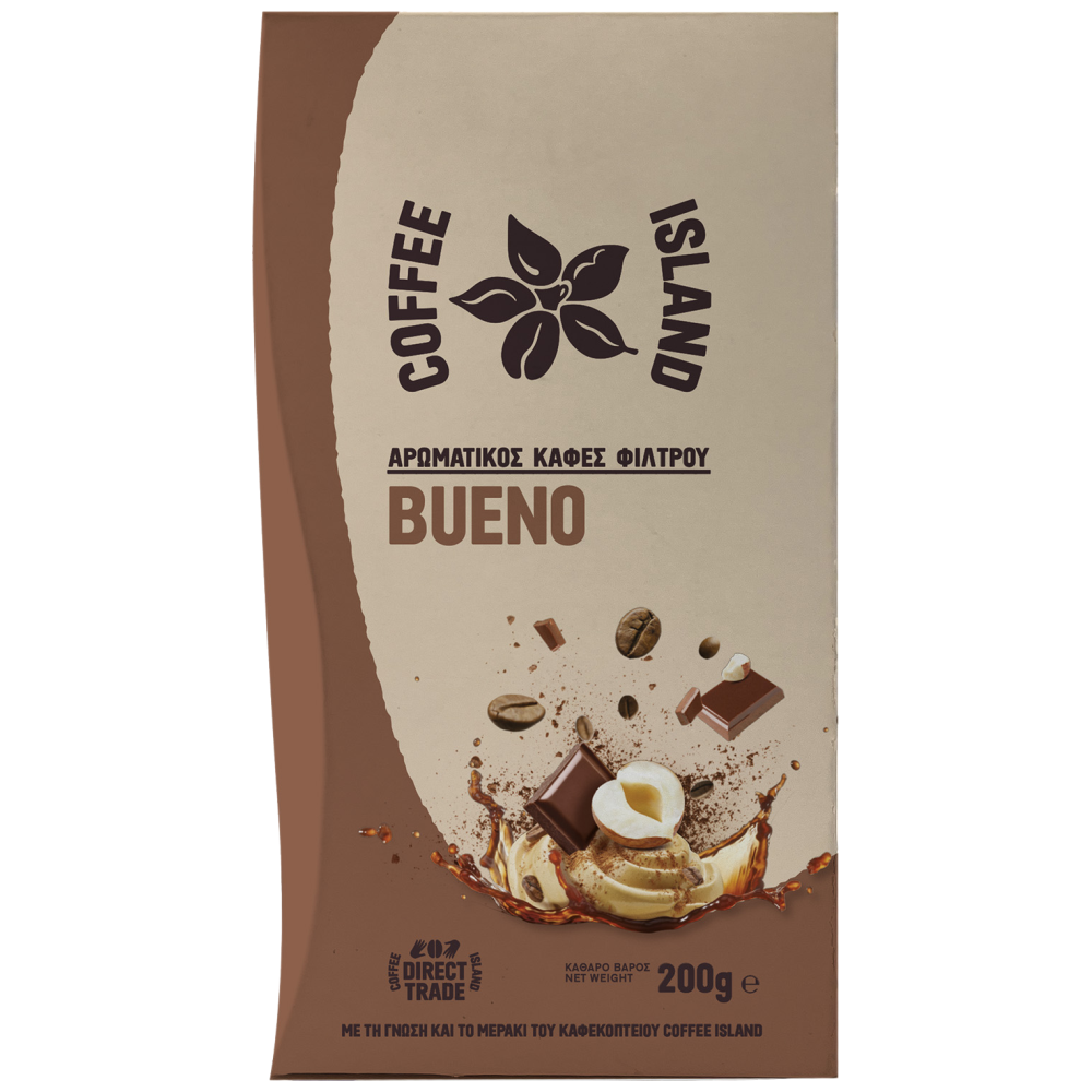Coffe Island Καφές Φίλτρου Bueno 200gr