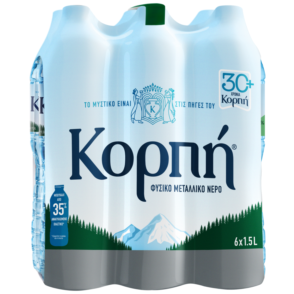 Κορπή Φυσικό Μεταλλικό Νερό 6x1,5lt