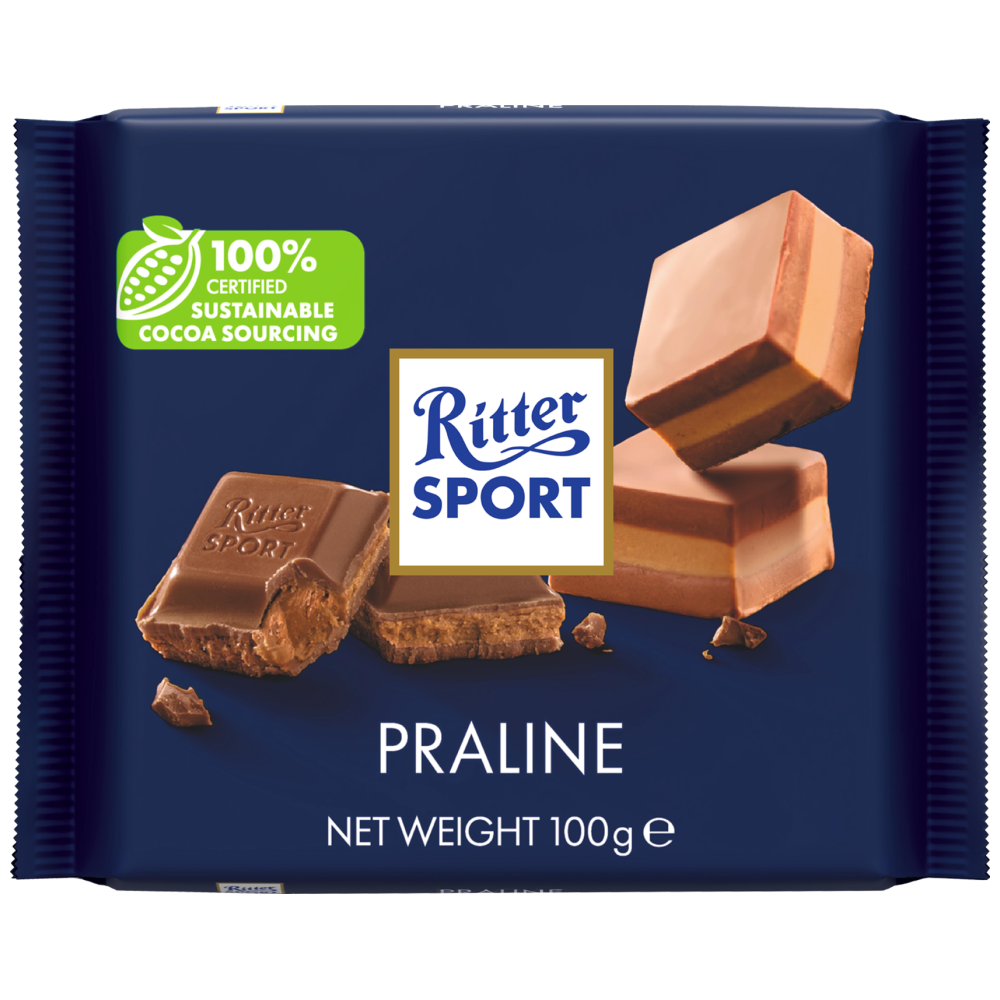Ritter Sport Milk Choco Praline 100gr