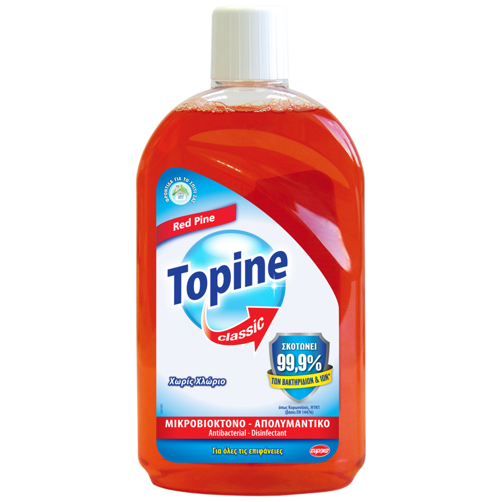 Topine Plus Απολυμαντικό Υγρό 1lt