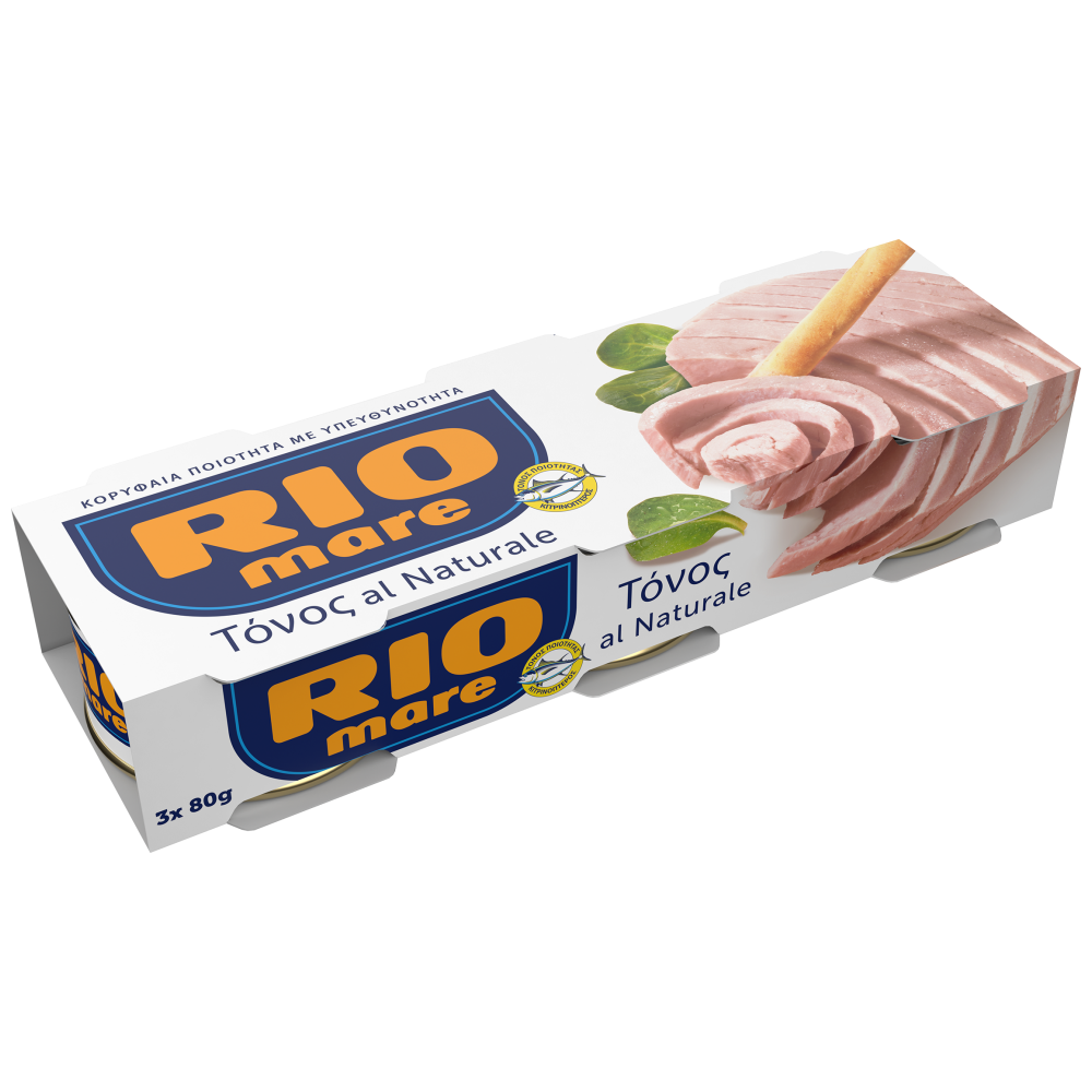 Rio Mare Τόνος Σε Νερό 3x80gr