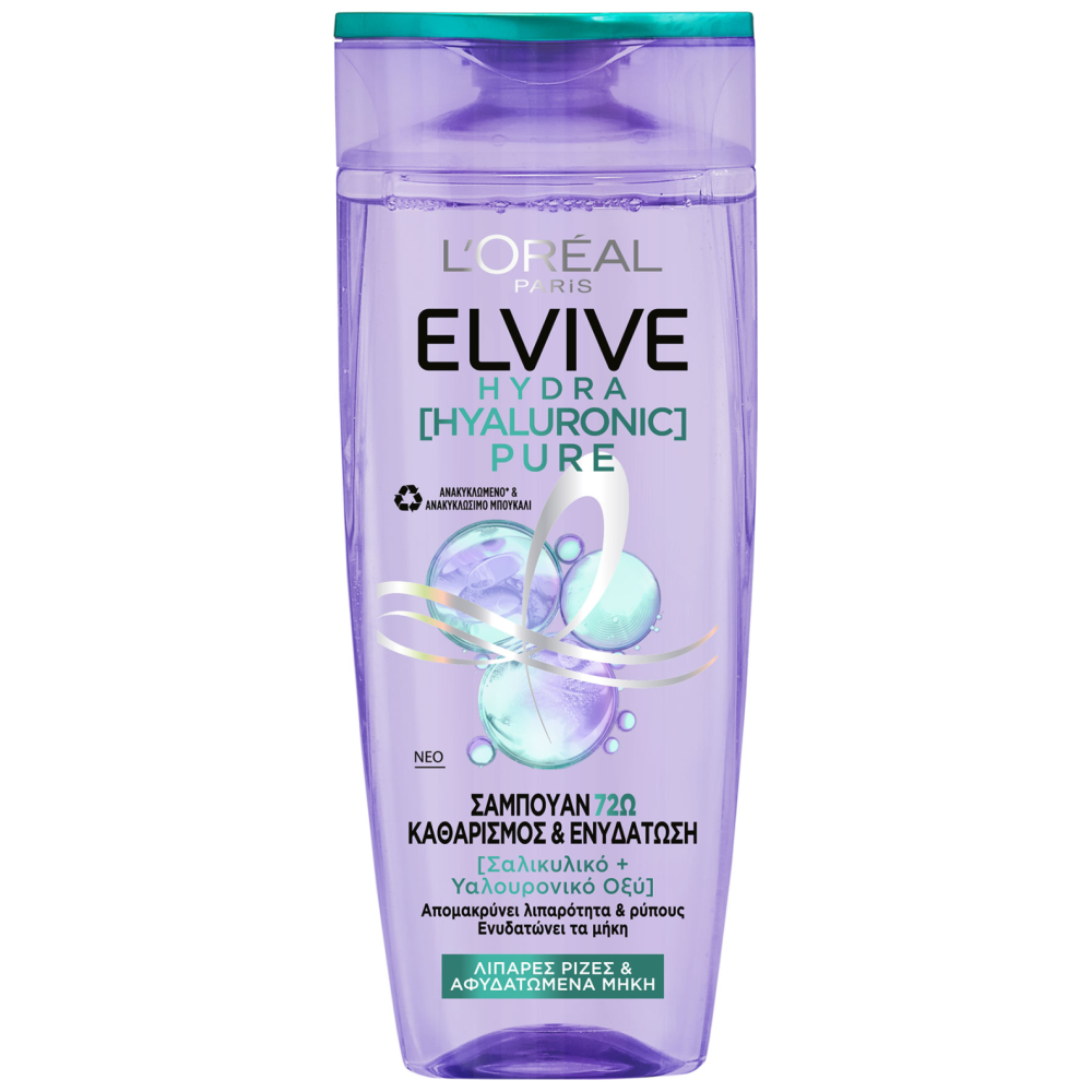 Elvive Σαμπουάν Hyaluron Pure 400ml