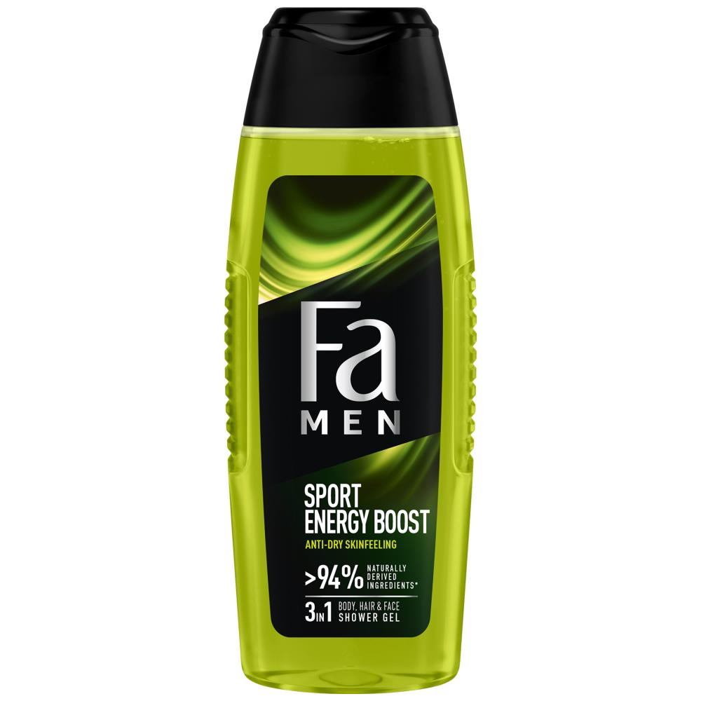 Fa Αντρικό Αφρόλουτρο Sport Double Power, Power Boost 250ml