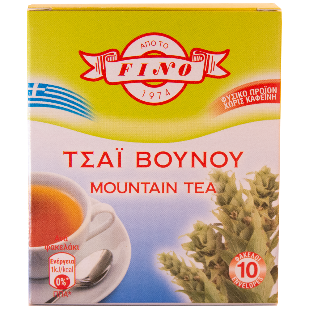Fino Τσάι του Βουνού 10 Φακελάκια x 0,8kg