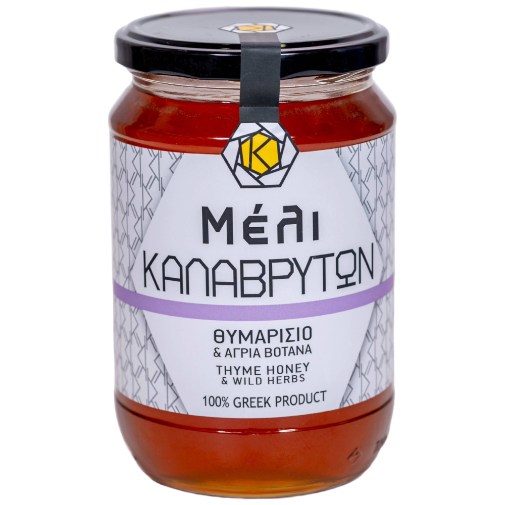 Μέλι Καλαβρύτων Θυμαρίσιο & Άγρια Βότανα 930gr