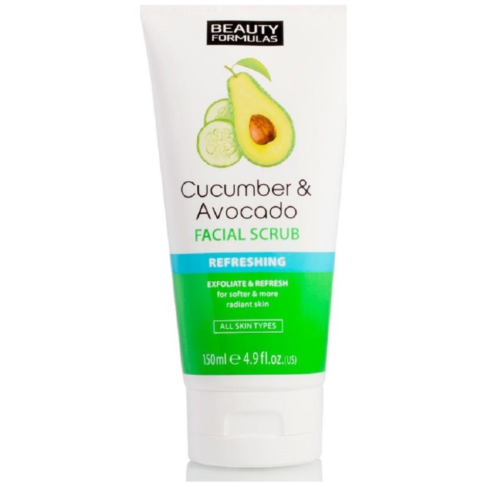 Beauty Formula Scrub Προσώπου Αγγούρι Αβοκάντο 150ml