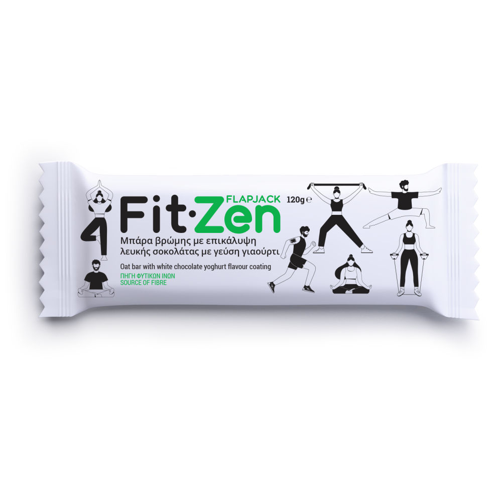 Fit Zen Flap Jack Μπάρα Βρώμης Με Επικάλυψη Γιαούρτι 120gr